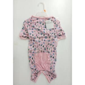 Fluffy Friends Pink Koala Print Dog Cat Pet Pajamas Jumpsuit Size Large